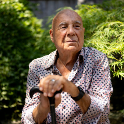 08/05/26 - BOSTON, MA. - Norman Katz, 88, Northeastern ROTC graduate, poses for a portrait at his home in West Harwich on Wednesday, August. 5, 2026. Katz is the last living military advisor and attache for the CIA and Secret Service during the Cuban Missile Crisis and Kennedy assassination. Photo by Alyssa Stone/Northeastern University