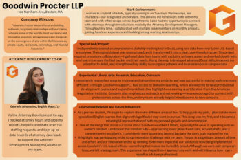 Gabriella Athanasiou - Goodwin Procter, LLP